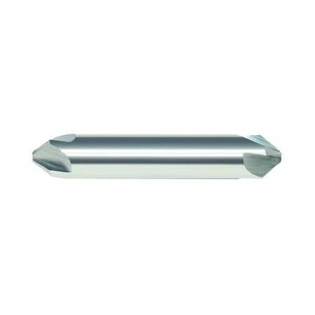 Morse Countersink, Double End, Series 5751, 14 Body Dia, 2 Overall Length, 14 Shank Dia, 4 Flutes, 1 50523